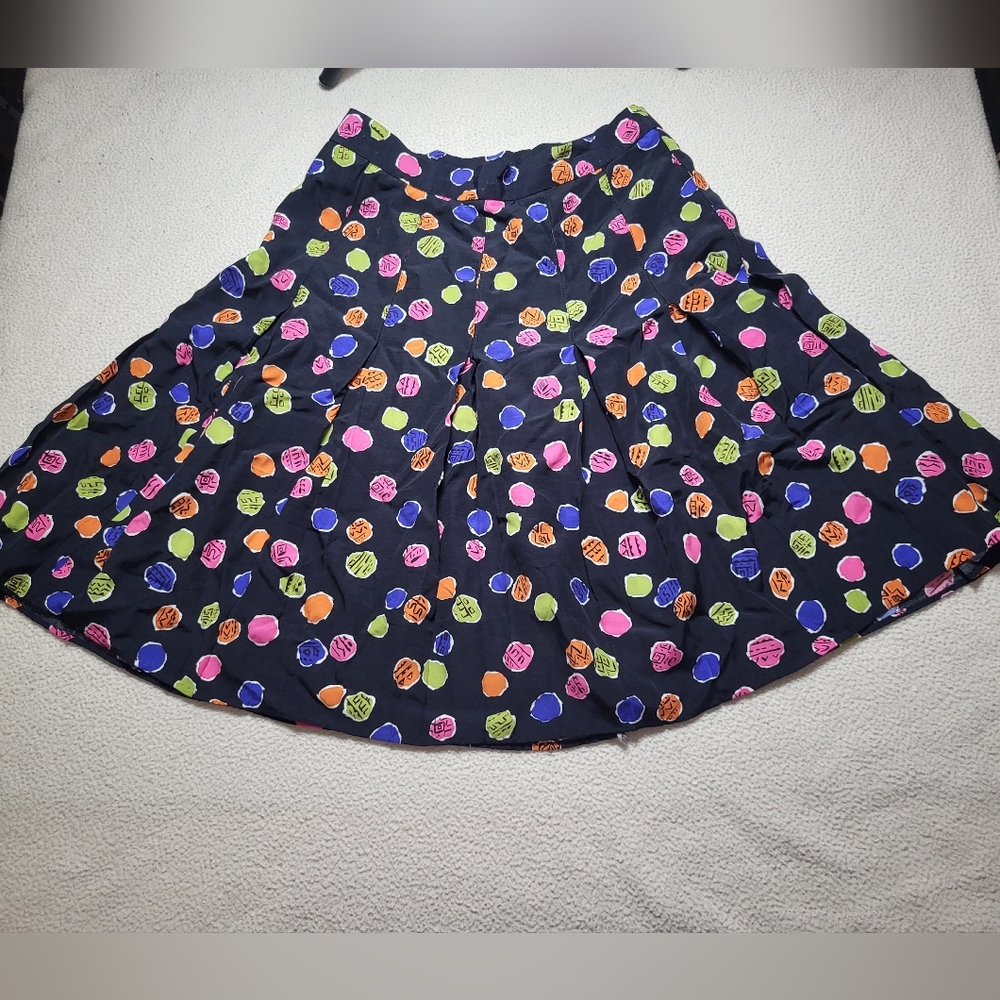 Vintage David Hollis Colorful Skirt Size 6  Perfect For Spring!